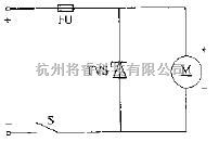 电源电路中的由瞬态电压抑制器TVS构成的直流电动机保护电路  第1张