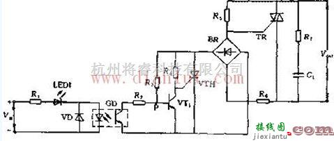 基础电路中的固体继电器工作原理图  第1张