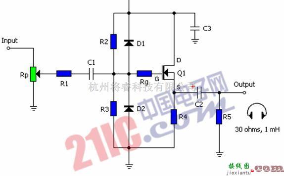 基础电路中的MOSFET A类放大电路及其关键参数  第1张