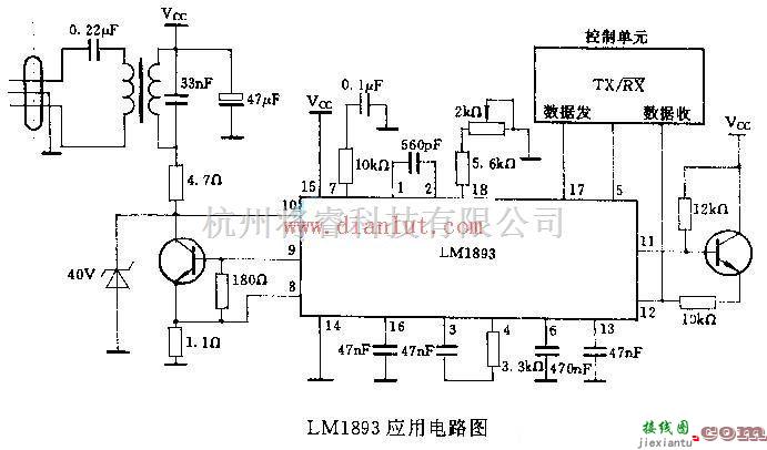 基础电路中的LM1893应用电路原理图  第1张