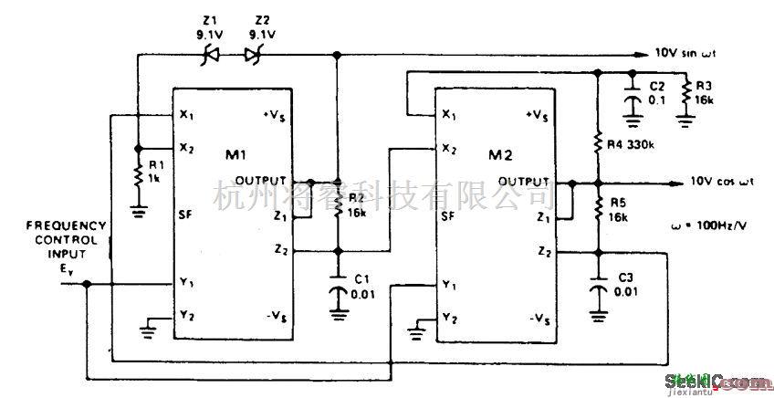 控制电路中的电压控制的双相振荡器  第1张