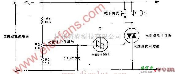 电源电路中的直流电源快速短路的保护电路  第1张