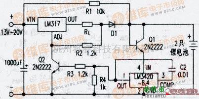 充电电路中的锂电池快速自动充电器电路  第1张