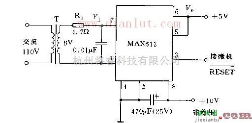 电源电路中的采用变压器隔离的电源电路原理图  第1张