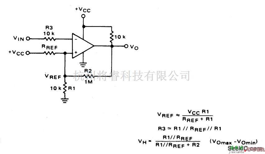 控制电路中的带磁滞的反相比较器  第1张