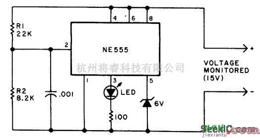 专用测量/显示电路中的电池供电设备的欠压指示器电路  第1张