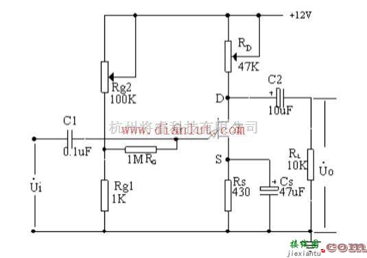 基础电路中的结型场效应管及其共源级放大电路  第1张