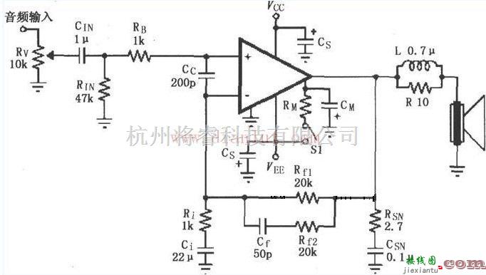 基础电路中的LM4781辅助功放电路  第1张