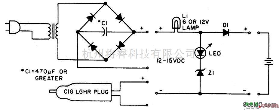 充电电路中的限流限压镍镉充电器  第1张