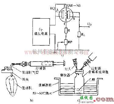 电源电路中的QM--N5型半导体气敏传感器单电源应用电路  第1张