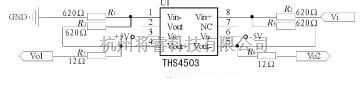 基础电路中的THS4503构成的差分放大电路及原理  第1张