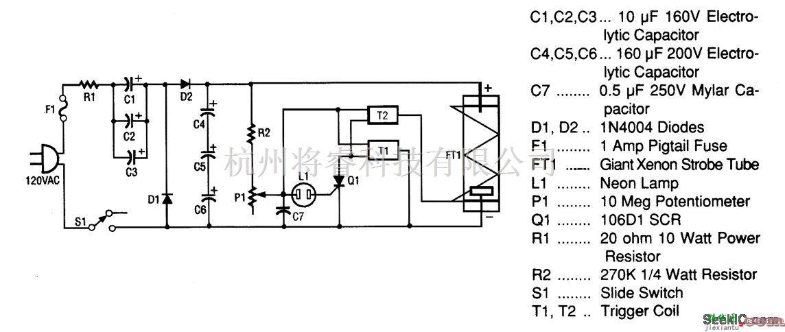 电源电路中的闪光灯电路  第1张