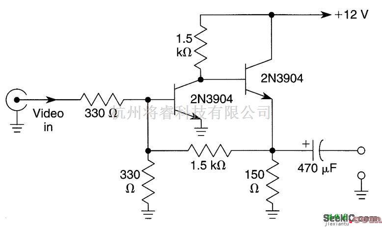 线性放大电路中的视频驱动器/放大器电路  第1张