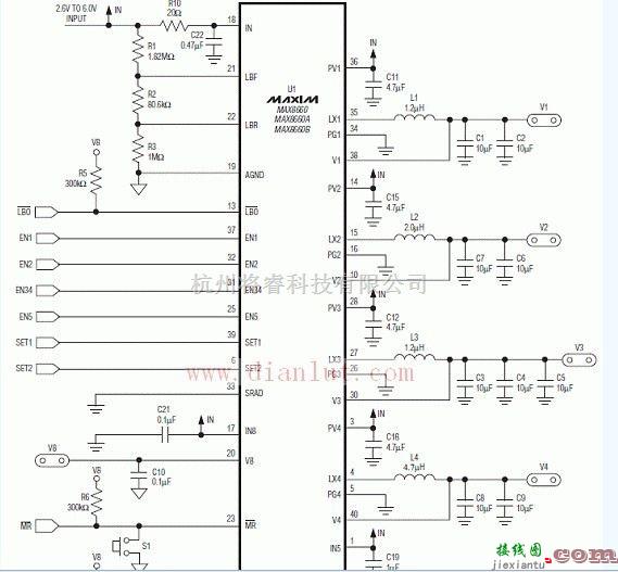 基础电路中的MAX8660/MAX8661应用电路图及电路分析  第1张