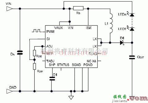 基础电路中的ZXLD1374应用电路原理图  第1张