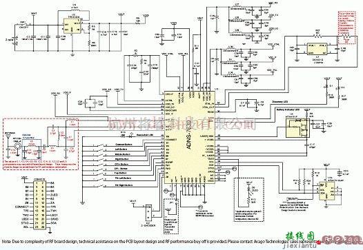 基础电路中的ADNS7630应用电路结构图  第1张