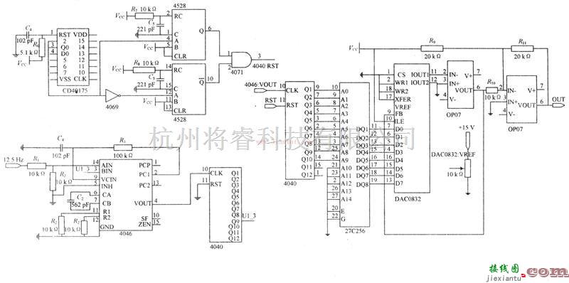 基础电路中的闪变信号电路主要电路图  第1张