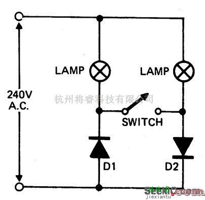 控制电路中的泛光灯功率控制电路  第1张