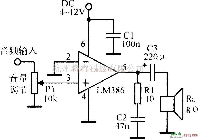 基础电路中的基于LM386的应用电路大全  第1张