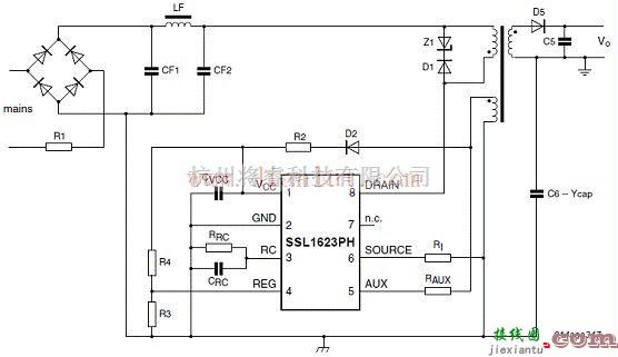 基础电路中的SSL1623PH的应用电路图  第1张