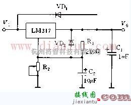 基础电路中的LM317基本应用电路  第1张