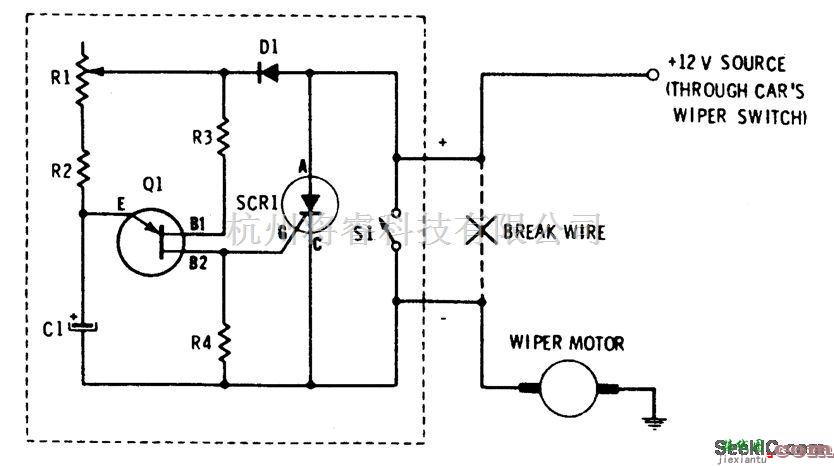 控制电路中的雨刷控制电路  第1张