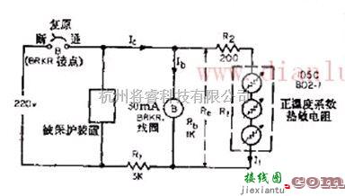 电源电路中的热敏电阻温度保护电路  第1张