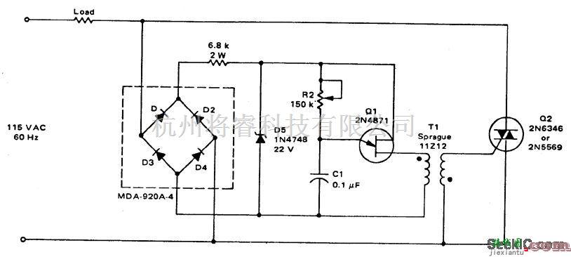 可控硅专项中的800瓦双向可控硅调光器  第1张