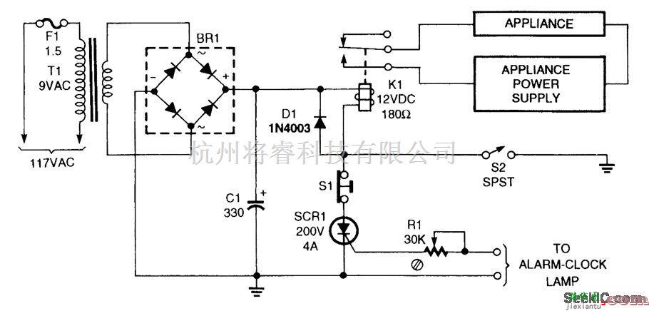 定时控制中的闹钟定时器电路  第1张