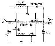 电源电路中的LT1109-12应用电路图  第1张
