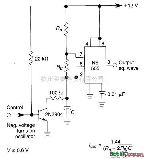 基础电路中的1kHz门振荡器（常闭）  第1张