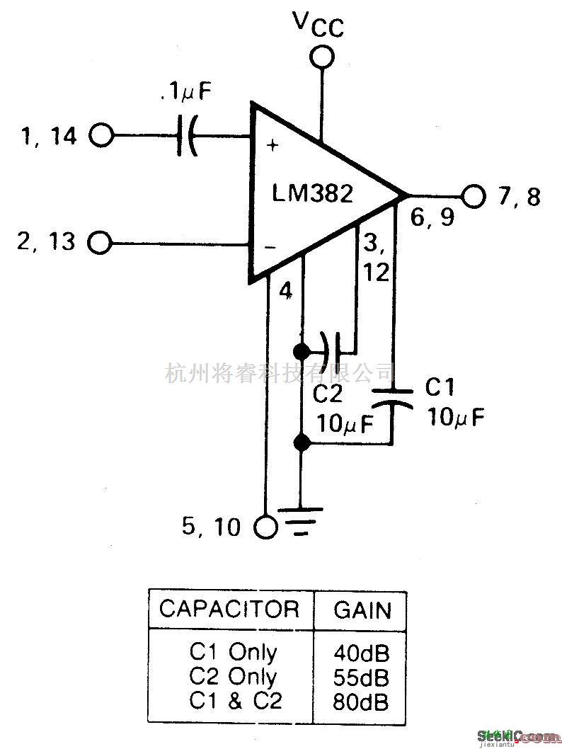 线性放大电路中的唱机前置放大器（美国唱片工业协会均衡）  第1张