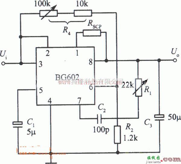 电源电路中的BG602组成的集成稳压电源  第1张