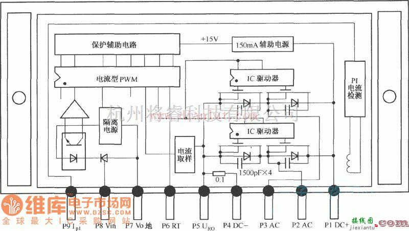 电源电路中的IPM模块的内部原理电路  第1张