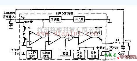 电源电路中的基于LM2574电路图  第1张