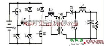 电源电路中的原边钳位双正激电路原理图  第1张