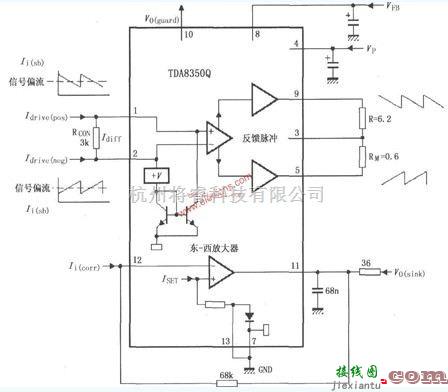 基础电路中的偏转线圈测试电路图  第1张