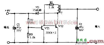 电源电路中的电压从1.5V升至9V转换器电路  第1张