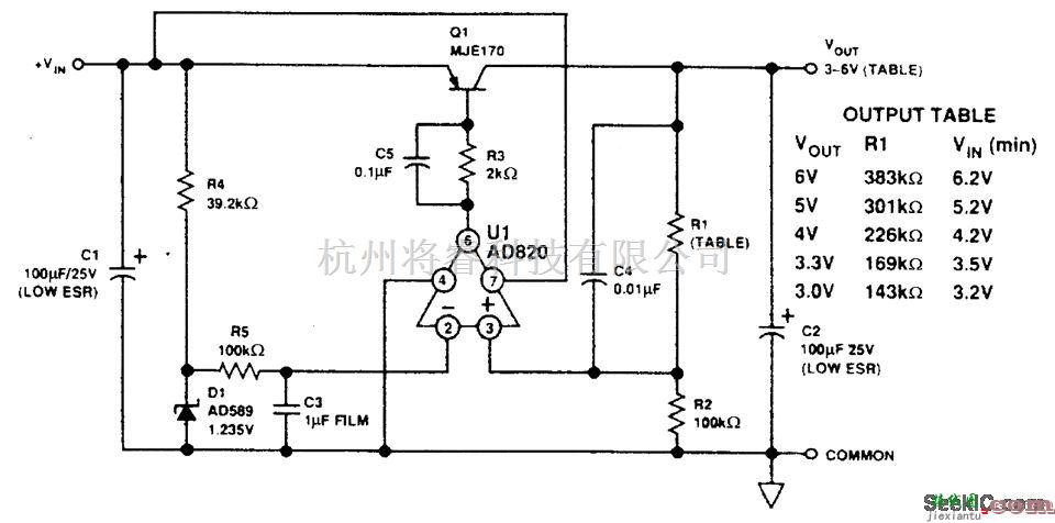 稳压电源中的低衰减稳压器电路  第1张