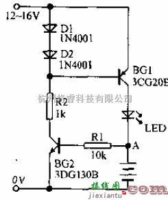 电源电路中的镍镉电池的充电保护电路原理图  第1张