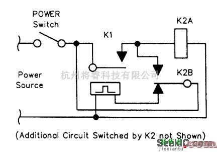 继电器控制中的改良的恒温继电器电路图  第1张