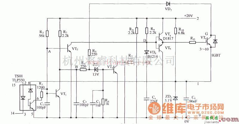 电源电路中的介绍富士公司的EXB841的原理电路  第1张