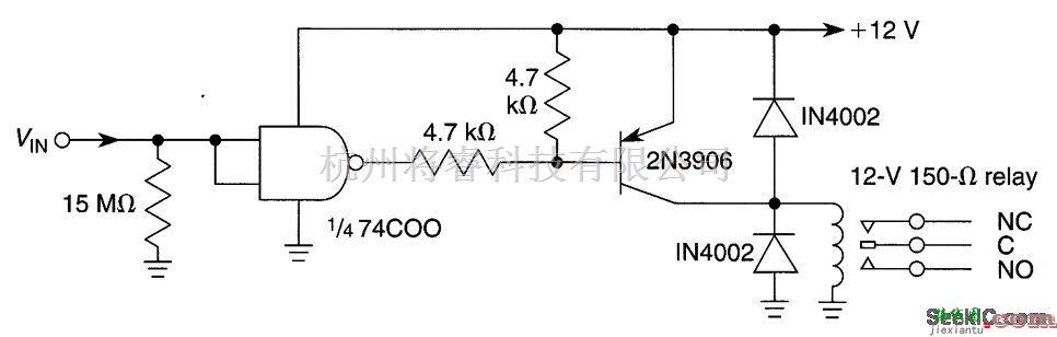 控制电路中的高阻抗继电驱动器电路  第1张