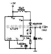 电源电路中的介绍LT1270芯片的应用电路  第1张