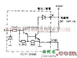 电源电路中的晶体管驱动直流电磁阀电路  第1张