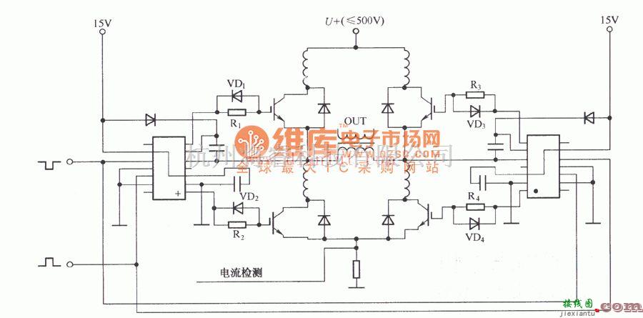 电源电路中的由IR2110构成的全桥变换器电路  第1张