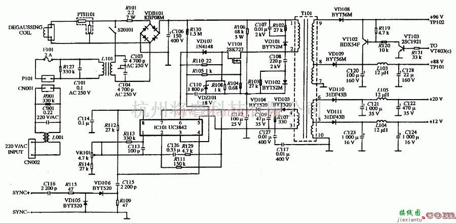 电源电路中的高性能新型的显示器电源电路  第1张