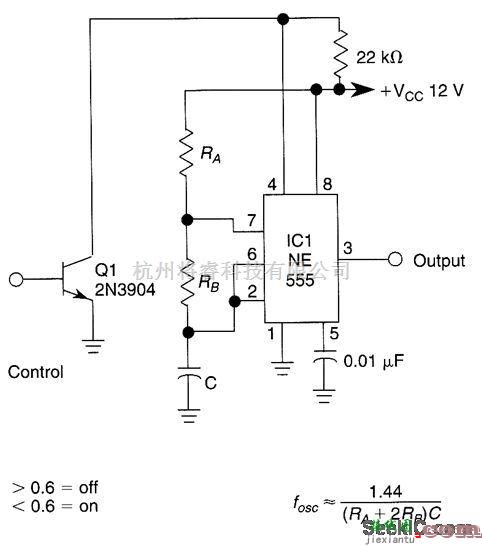 基础电路中的1kHz门振荡器（常开）  第1张