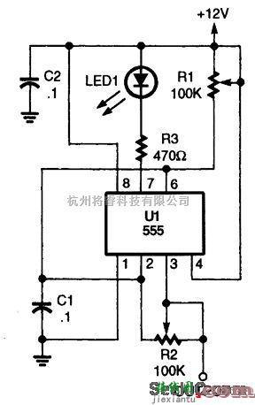 基础电路中的脉冲宽度可变的非稳态多谐振荡器  第1张