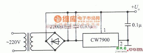 电源电路中的有固定正输出电压的集成稳压电源  第1张